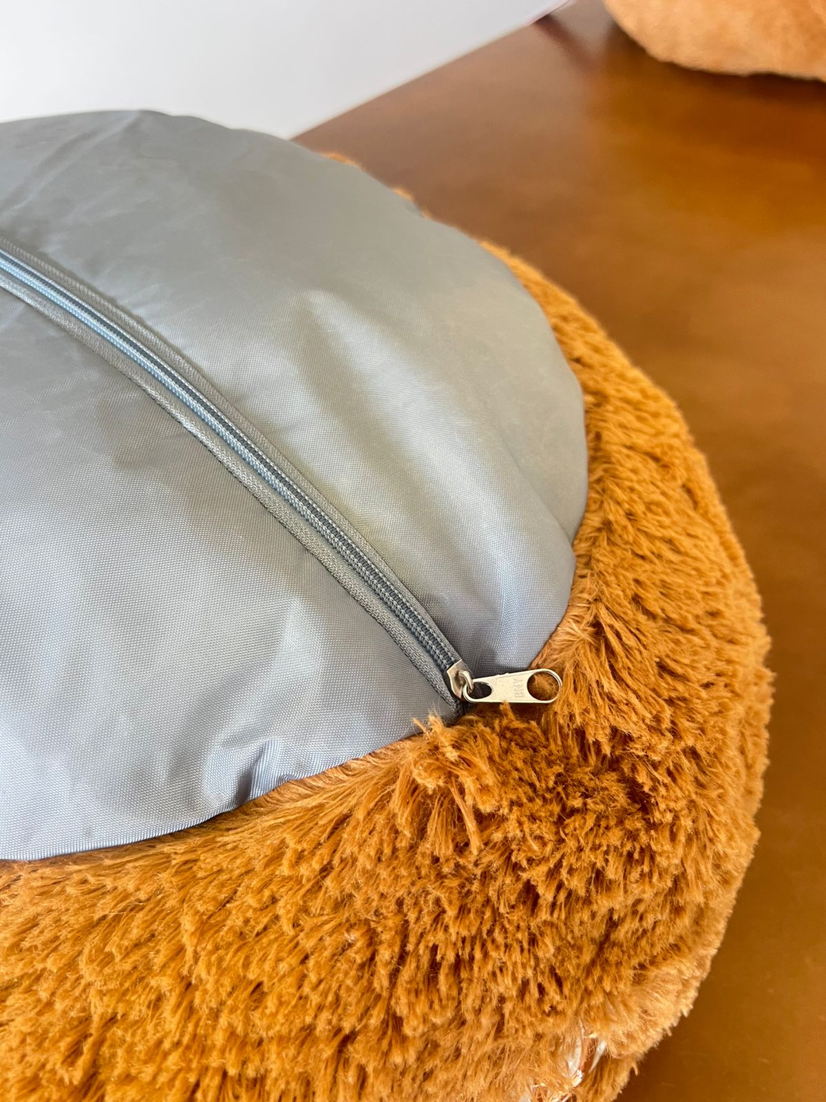 Cama Puff Alta Caramelo - Imagem 5