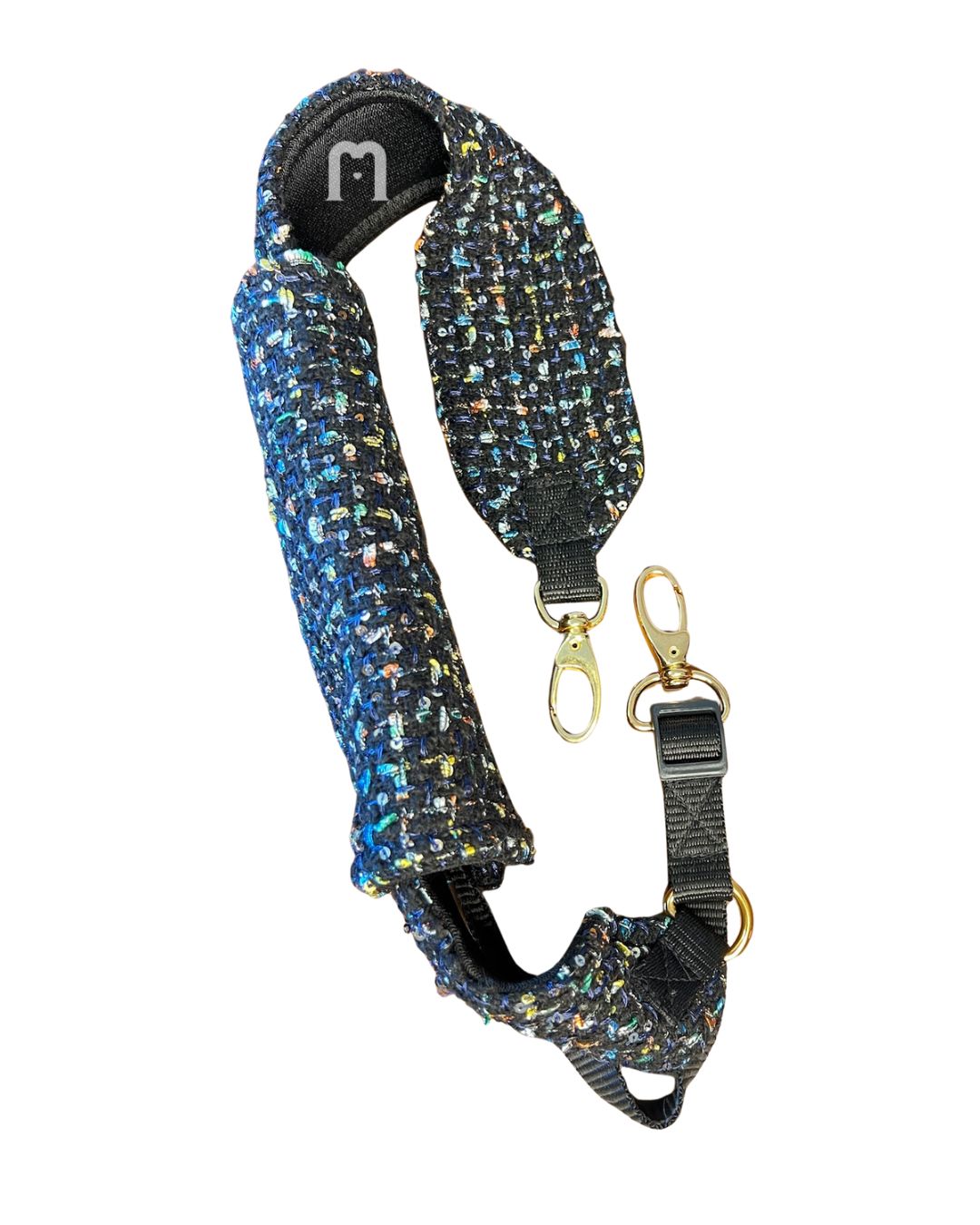 Bolsa de Tweed Preto - Imagem 8