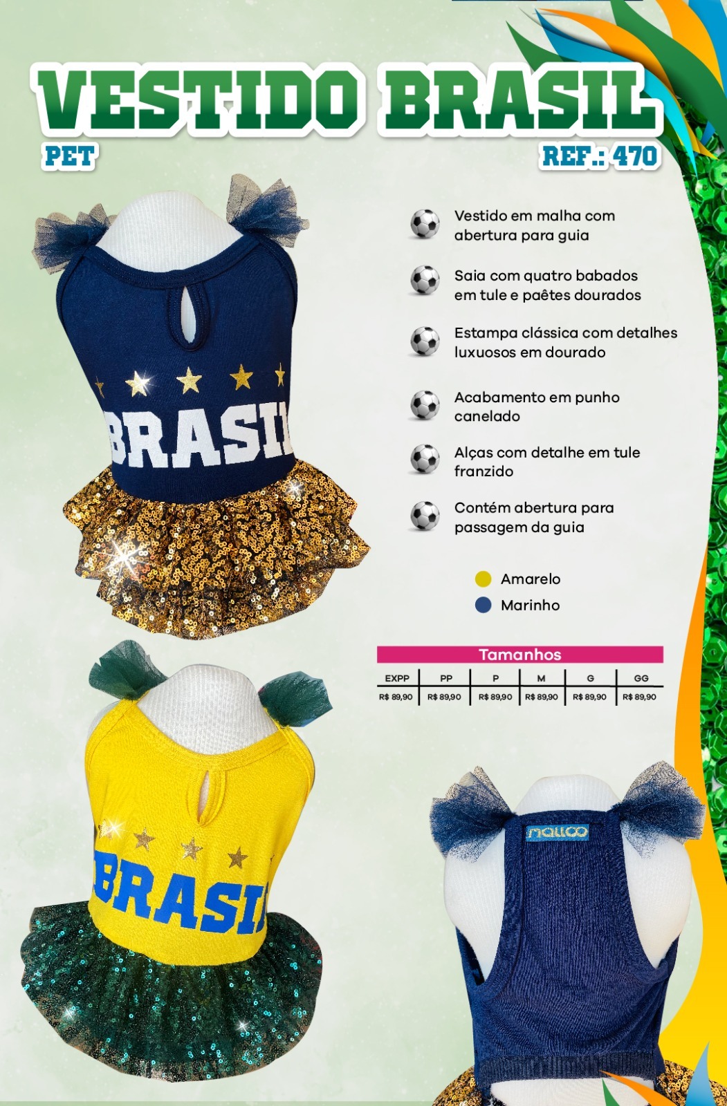 VESTIDO PAETE MARINHO - Imagem 3